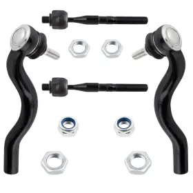 Boxi Bxm600100054-4 4pcs Front Inner And Outer Tie Rods Fit For Dodge Durango 2011-2015 / Fo