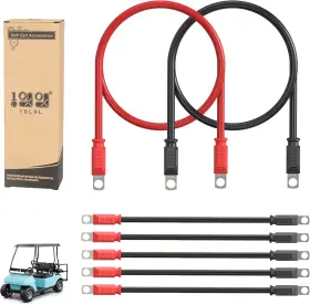 Branded01 313029323389 3 Awg Golf Cart Heavy Duty Battery Cables For 48 Volt Club Car Ds And Precedent 19 Branded01 313029323389 3 Awg Golf Cart Heavy Duty Battery Cables For 48 Volt Club Car Ds And Precedent 19