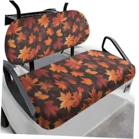 Brosoneto Bro-czq22003-75 Golf Cart Seat Cover Washable Towel Blanket Fall Maple Leaf