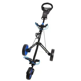 Caddymatic Nwcgt-2004 Open Box Golf Pro Lite 3 Wheel Cart Black/blue
