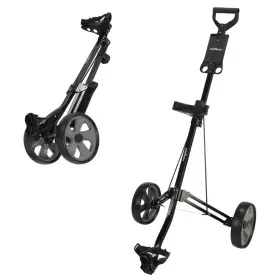 Caddymatic Nwcgt-3002 Open Box Golf Lite Trac 2 Wheel Folding Cart Black