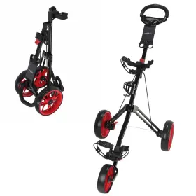 Caddymatic Tpr00046753 Defect Golf Pro Lite 3 Wheel Cart Black/red Broken Cup Holder