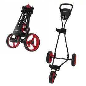 Caddymatic Us-ob-nwcgt-6001 Open Box Golf Continental 3 Wheel Folding Push/pull Cart Black