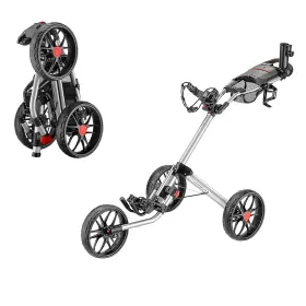 Caddytek 705911790636 Caddylite 15.3 Version 2 Golf Push Cart Deluxe Quad-fold Lightweight 3-wh