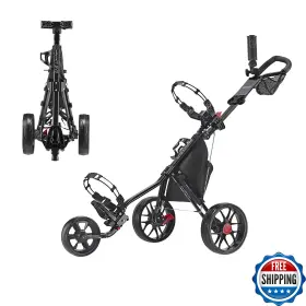 Caddytek B00hi9j3ju Caddylite 11.5 V3 Golf Push Cart - Foldable 3-wheel Aluminum Lightwei
