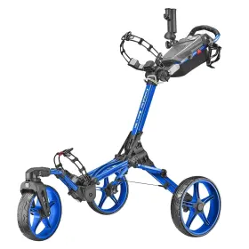 Caddytek Cp-auto-360blu Caddylite Auto 360 Golf Push Cart - 4 Wheel Lightweight Foldable Pushcar