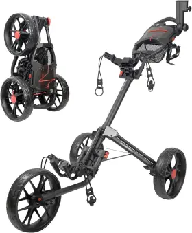 Caddytek Inc. 313108596536 Caddylite 15.3 V2 Golf Push Cart - Lightweight Foldable Aluminum W