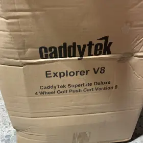 Caddytek Inc. 689354886517 Explorer V8 - Superlite 4 Wheel Golf Push Cart Version 8
