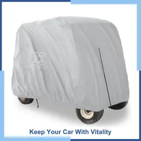 Carpopart 641832531678 Universal Pack 1 2 Passenger Golf Cart Cover 400d Protective