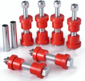 Cartalia 445010317381 Golf Cart Rear Leaf Spring Bushings Kit With Screws Nuts For 1994-up Ezgo Txt & Cartalia 445010317381 Golf Cart Rear Leaf Spring Bushings Kit With Screws Nuts For 1994-up Ezgo Txt &