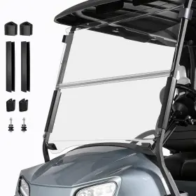 Cartalia 744675643703 Golf Cart Foldable Windshield 3/16 Inch 5mm Thicken Only Fits Club Car Preceden