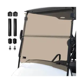 Cartalia 744675643734 Golf Cart Foldable Windshield 3/16 Inch 5mm Thicken Only Fits 1995-2013 Ezgo Tx