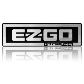 Cartclan 71037g01 Name Plate For Ezgo Txt 1994-2010 Gas And Electric Golf Regular Black