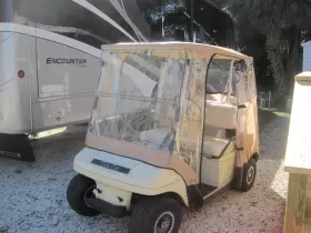 Cas 880408564928 Waterproof Golf Cart Enclosure 2 Passenger 4 Sided All Weather Rain Cover W Bag