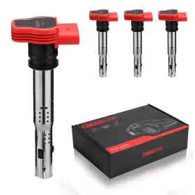 Caseonjan Apcaseonjan-hfl0104-uf529 Ignition Coil Pack Uf529 C1631 Compatible With Volkswagen Golf Passat Cc Tig