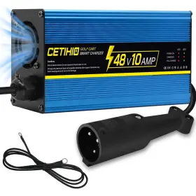 Cetihio 711338081844 Upgraded 48 Volt Golf Cart Battery Charger For Culb Car Ds And Precedent With A Cetihio 711338081844 Upgraded 48 Volt Golf Cart Battery Charger For Culb Car Ds And Precedent With A