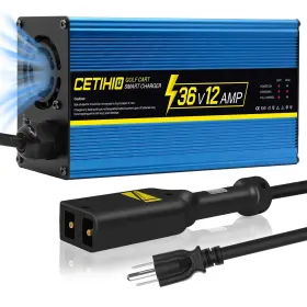 Cetihio 711338272303 Upgrade 12 Amp 36 Volt Golf Cart Battery Charger For Ezgo Txt Smart Trickle Cetihio 711338272303 Upgrade 12 Amp 36 Volt Golf Cart Battery Charger For Ezgo Txt Smart Trickle