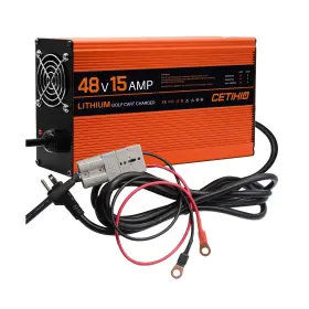 Cetihio Cetihio48li 48 Volt Lithium Battery Charger For Golf Carts With Anderson Plug. 15 Amp Lif