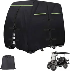 Che Yi Bao 743693225472 Golf Cart Cover 4 Passenger Heavy Duty 420d Waterproof Covers Extende