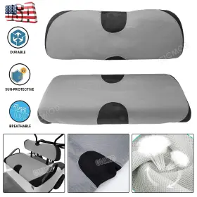 Cicmod 810032298647 Golf Cart Front Seat Cover Protector For Club Car Precedent Yamaha Ezgo Washable