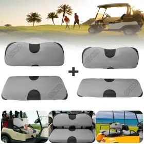 Cicmod 987643909318 Front Rear Golf Cart Seat Cover Set Combo Protector For Club Car Yamaha Ezgo Rxv