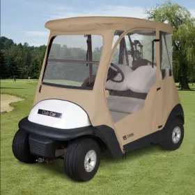 Classic Accssories 826705633790 Club Golf Cart Car Cover Enclosure Portable Heavy Duty Protector Wall Zip-off Classic Accssories 826705633790 Club Golf Cart Car Cover Enclosure Portable Heavy Duty Protector Wall Zip-off