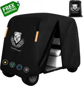 Clawscover 726085022095 2/4/6 Passenger Golf Cart Covers Waterproof Outdoor Heavy Duty Fadeless All Weat
