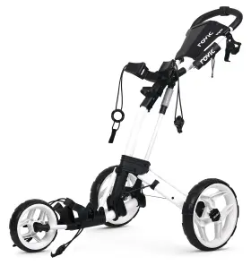 Clicgear 010027971436 Rovic Model Rv2l 3-wheel Golf Push Cart Foldable Arctic/white