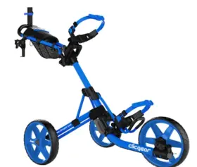 Clicgear 010027974697 Golf 3-wheel Push Cart Model 4.0 Heavy Duty Frame - Royal Blue