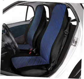 Co.ra. Spa 000129167 Smart Fortwo Custom Front Seat Covers Diago Blue