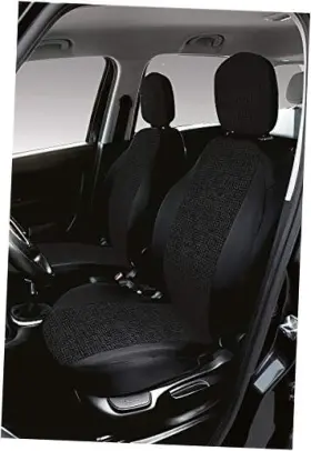 Co.ra. Spa 000129380 Custom Front Seat Covers Fiat 500x-500l Mosaic Black