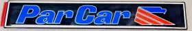 Columbia Par Car 53000-89b Parcar Blue And Red Colored Front Name Plate With Eagle Columbia Par Car 53000-89b Parcar Blue And Red Colored Front Name Plate With Eagle