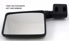 Columbia Vehicle Group 72667-08 New Oem Extra Large Side Mirror Left Black Industrial Use