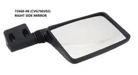 Columbia Vehicle Group 72668-08 New Oem Extra Large Side Mirror Right Black Industrial Use
