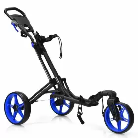 Costway Sp37608bl 3 Wheel Collapsible Golf Push Cart Folding Lightweight With Adjustable Handle Costway Sp37608bl 3 Wheel Collapsible Golf Push Cart Folding Lightweight With Adjustable Handle