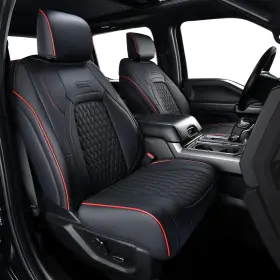 Coverado 768904995883 Ford F150 Seat Covers Front Full Coverage Waterproof Leather Car Se