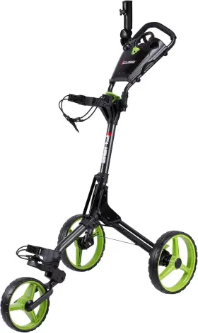 Cube 092115863946 Cart 3 Wheel Push Pull Golf Smallest Folding Lightweight Compact
