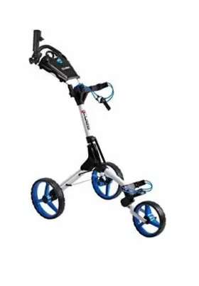 Cube Carts C2i19-28ma5026 Cart 3 Wheel Push Pull Golf - Two Step Open/close White/blue Cube Carts C2i19-28ma5026 Cart 3 Wheel Push Pull Golf - Two Step Open/close White/blue