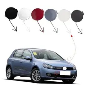 Czshiyue Amz-tcg-dz-0912gef-hei-qr Car Front Bumper Tow Hook Cover Fit For Vw Golf Vi Black Right Passenger Side