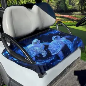 Darisoco Dar-ysfc04554cz47-6 Golf Cart Seat Covers Blanket Towel Fit Blue Sea Turtle