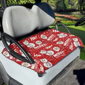 Darisoco Dar-ysfe3973cz47-13 Golf Cart Seat Covers Blanket Towel Christmas Santa Hoho