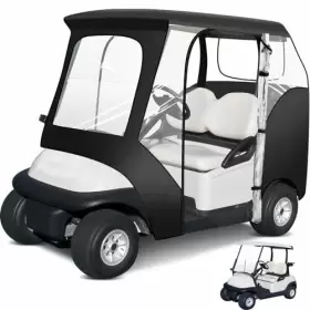 Datanly Jia-datanly-23691 2 Person Golf Cart Enclosure 600d With Door Zippers Datanly Jia-datanly-23691 2 Person Golf Cart Enclosure 600d With Door Zippers