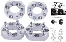 Dcvauto 11053-38s4 4pc 4x4 To Atv Golf Cart Wheel Spacers 1.5 Inch With 1/2 Inch-4 Pcs