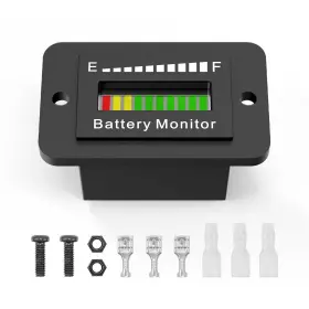 Dfcromi Dfm0r1 12v 24v 36v 48v 60v 72v Golf Cart Battery Meter Led Monitor Fue