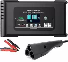 Dght 3648a E-z-go Elite Lithium Golf Cart Battery Charger 36v 48v Smart Fully Ezgo Rxv