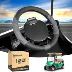 Direct 445004147192 13 Inch Golf Cart Steering Wheel Cover For Ezgo Txt Rxv Anti Slip Pu Leather &