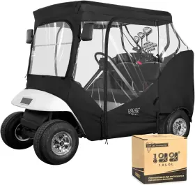 Direct 445020682653 2 Passenger Golf Cart Driving Enclosure For Ezgo Txt And Rxv Model 4-sided Clea