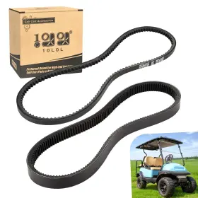 Direct 445034284218 Clutch Drive And Starter Generator Belt Kit For Club Car Gas Golf Carts