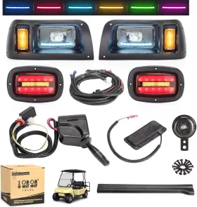 Direct 445051971979 Deluxe Golf Cart Light Kit For Club Car Ds 12v-60v Full Headlight Taillight Direct 445051971979 Deluxe Golf Cart Light Kit For Club Car Ds 12v-60v Full Headlight Taillight