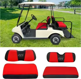 Direct 744110345698 Black Golf Cart Rear Seat Cushion Set Fits Ezgo Txt St Sport Valor Models